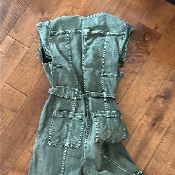 Ulla Johnson Denim Jumpsuit with Belt - Picture 6 of 6